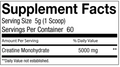 Creatine Supplement Facts