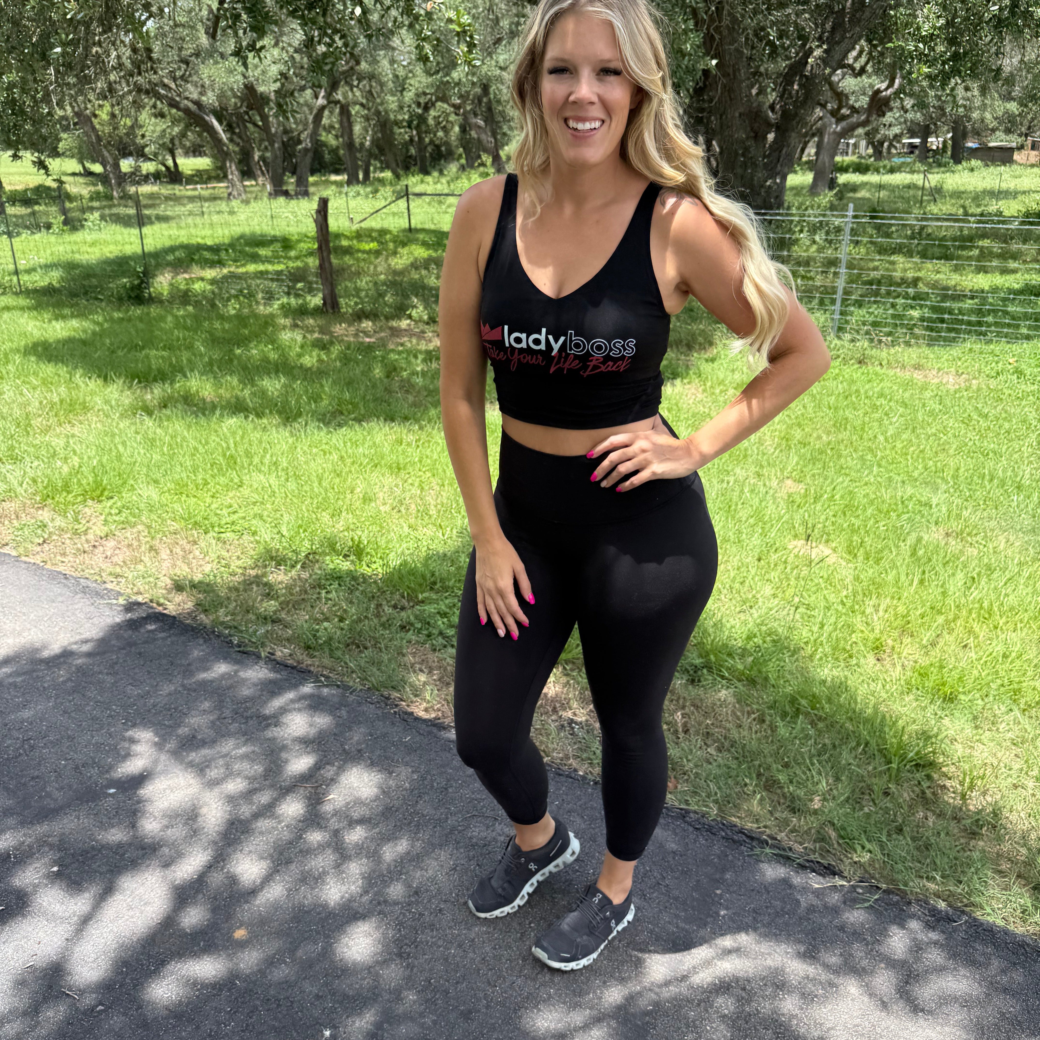 Take Your Life Back Crop Tank LadyBoss