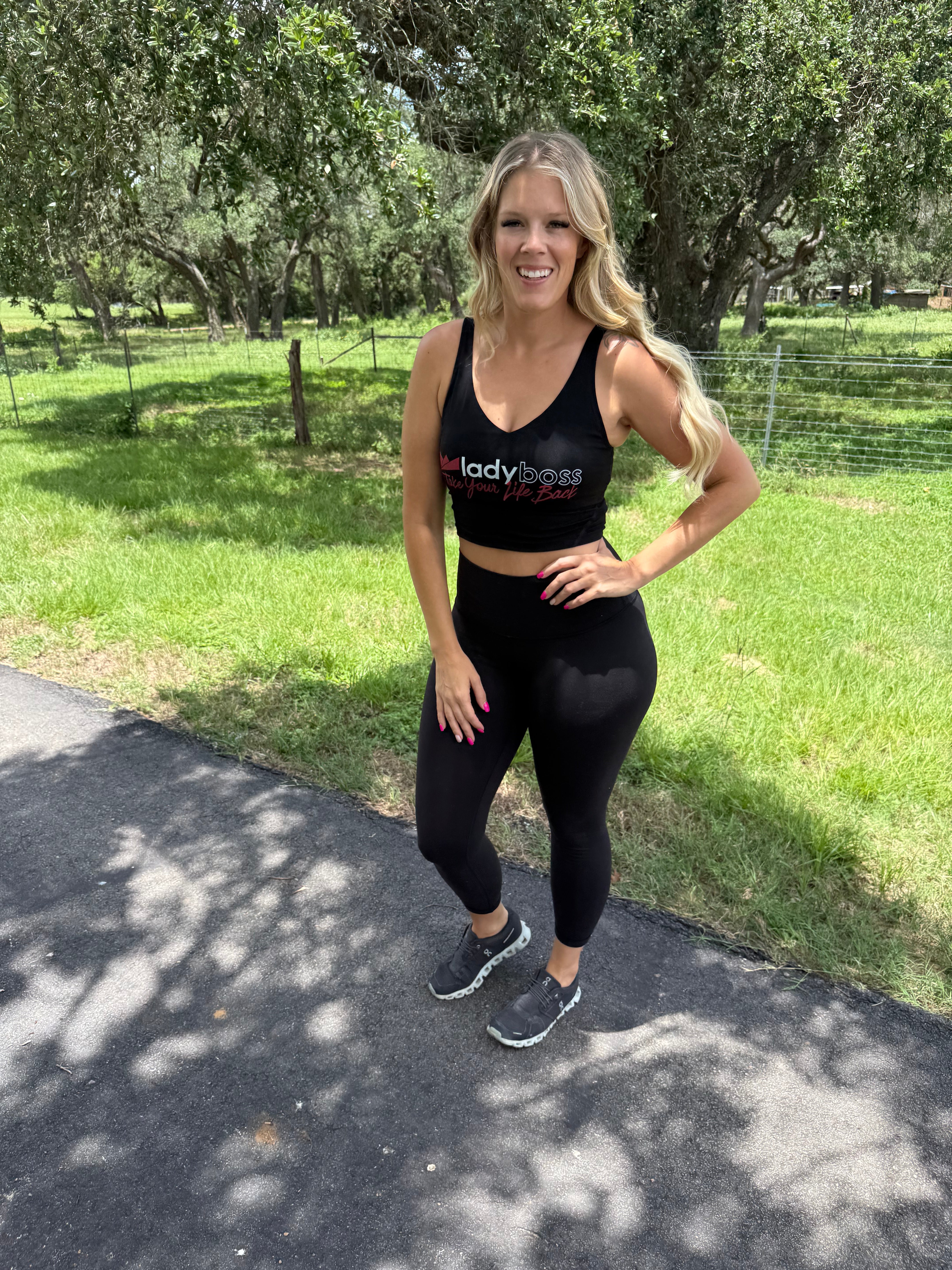 Take Your Life Back Crop Tank LadyBoss