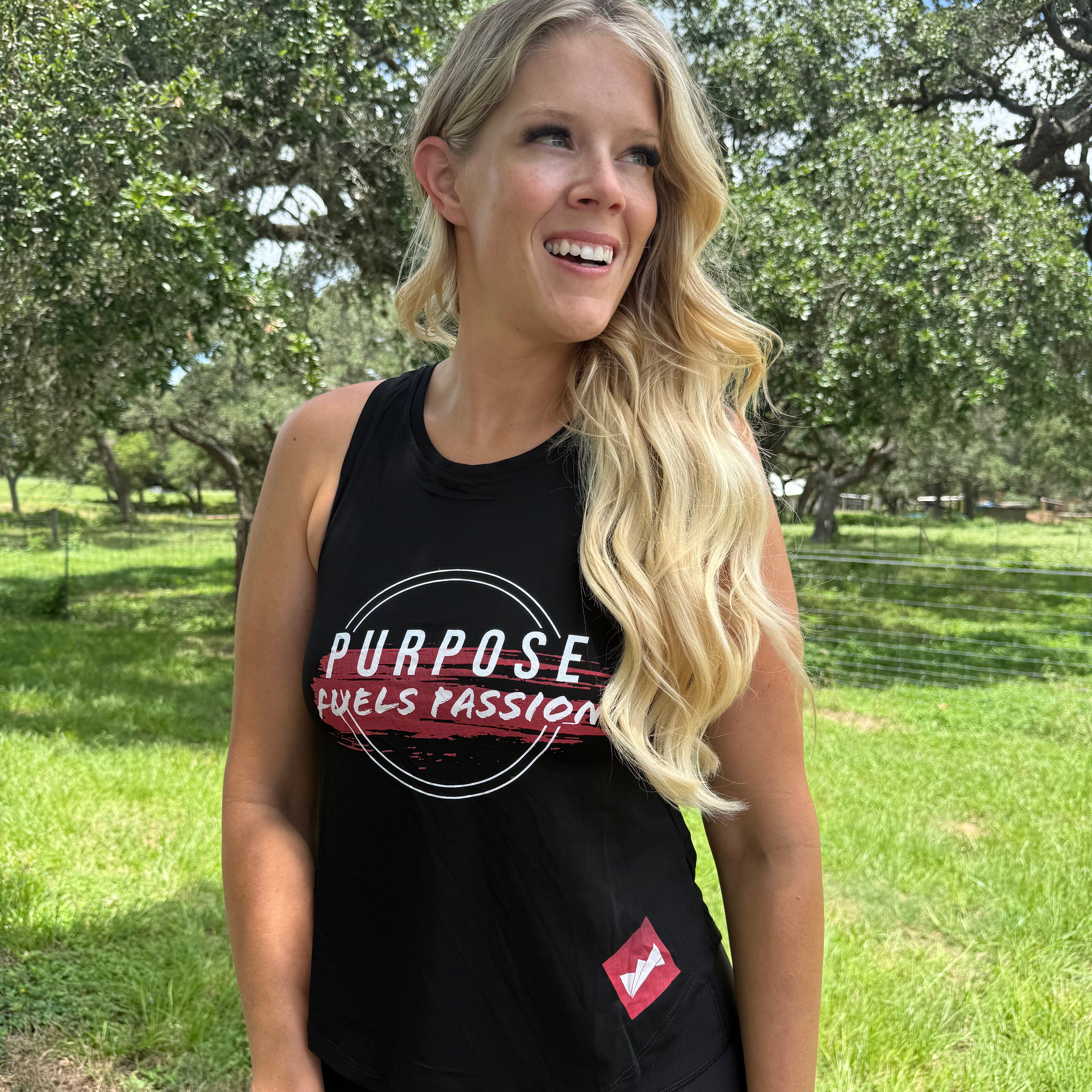 Purpose Fuels Passion Flow Tank LadyBoss