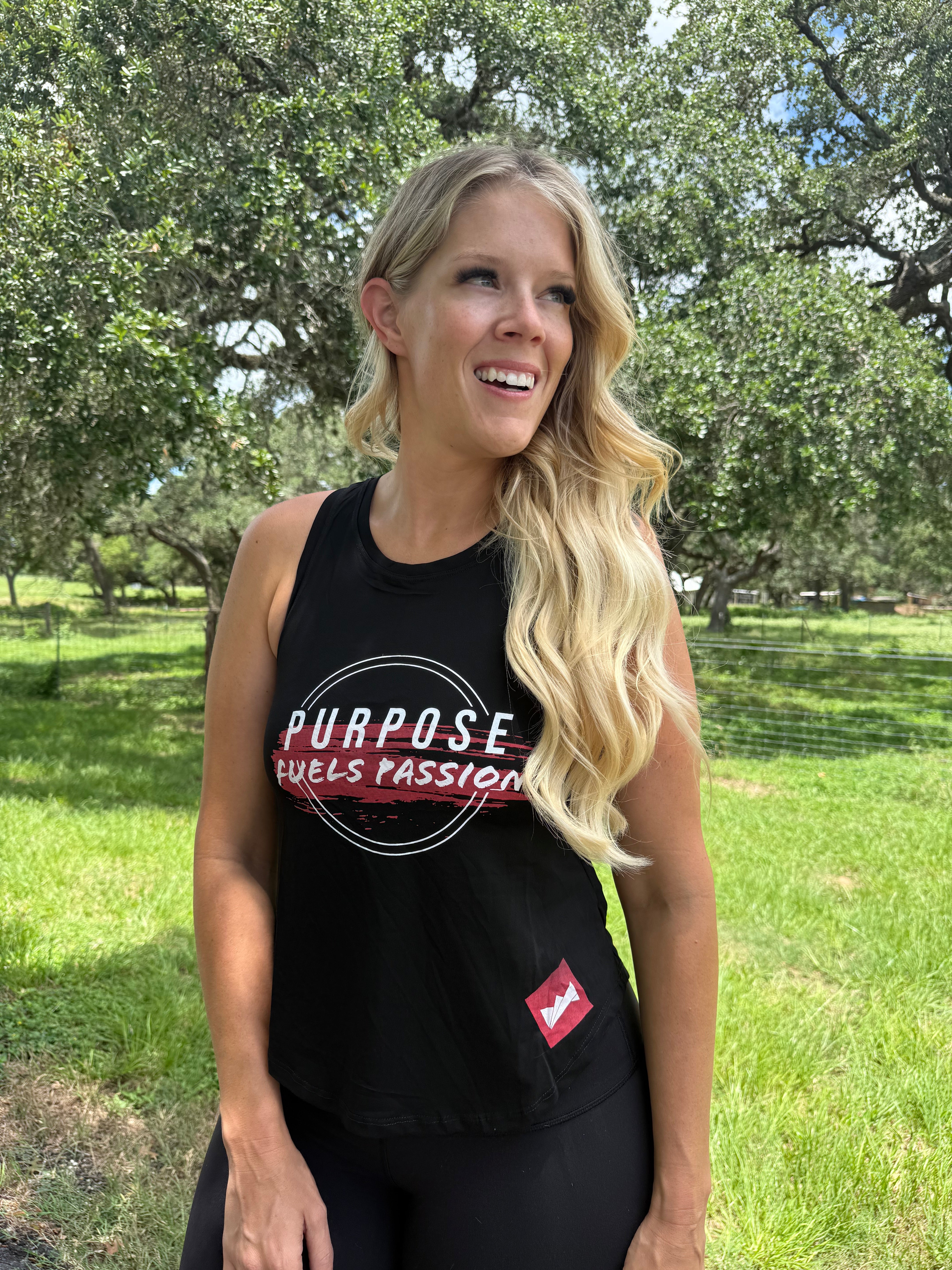 Purpose Fuels Passion Flow Tank LadyBoss