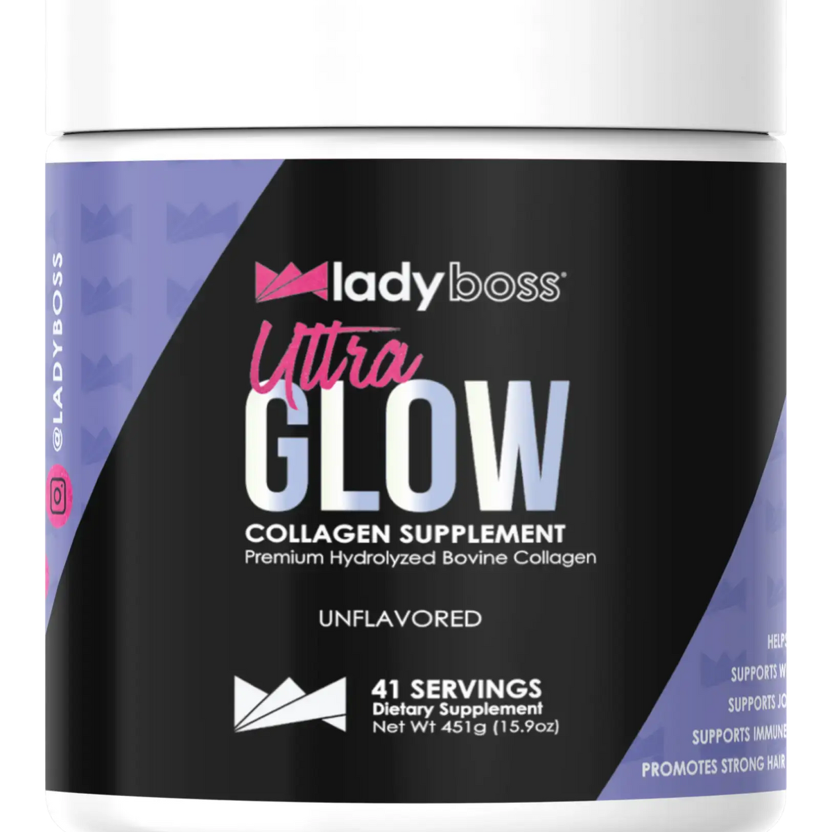 Ultra GLOW Collagen: Transform Your Skin, Hair & Nails Naturally – LadyBoss