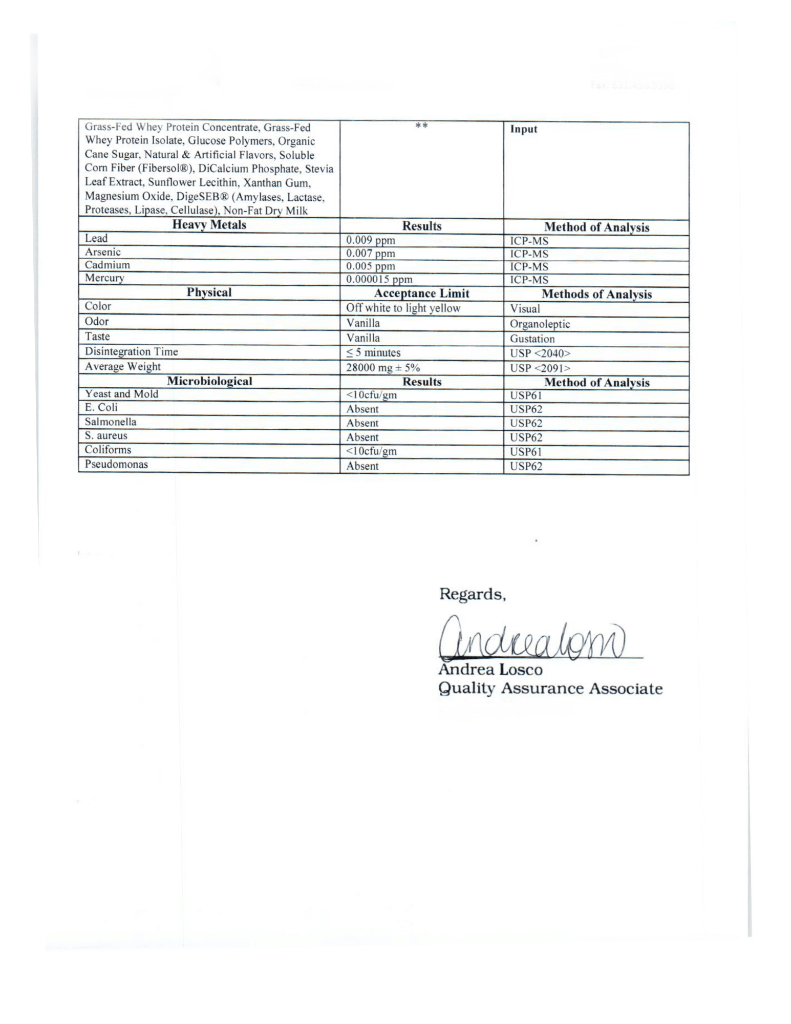 Document with text and a signature on a white background