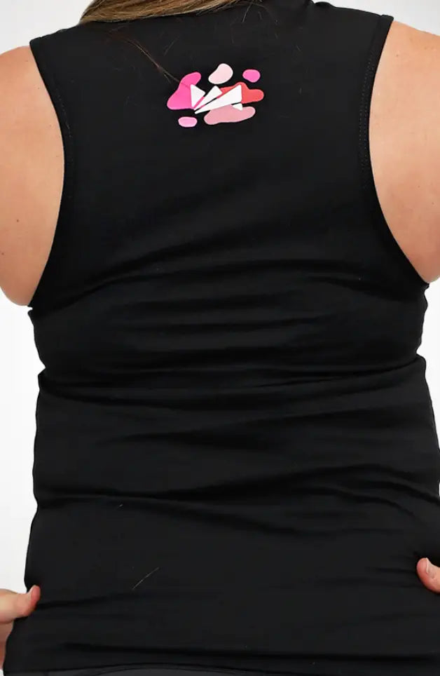 Get it Girl Black Muscle Tank - LadyBoss