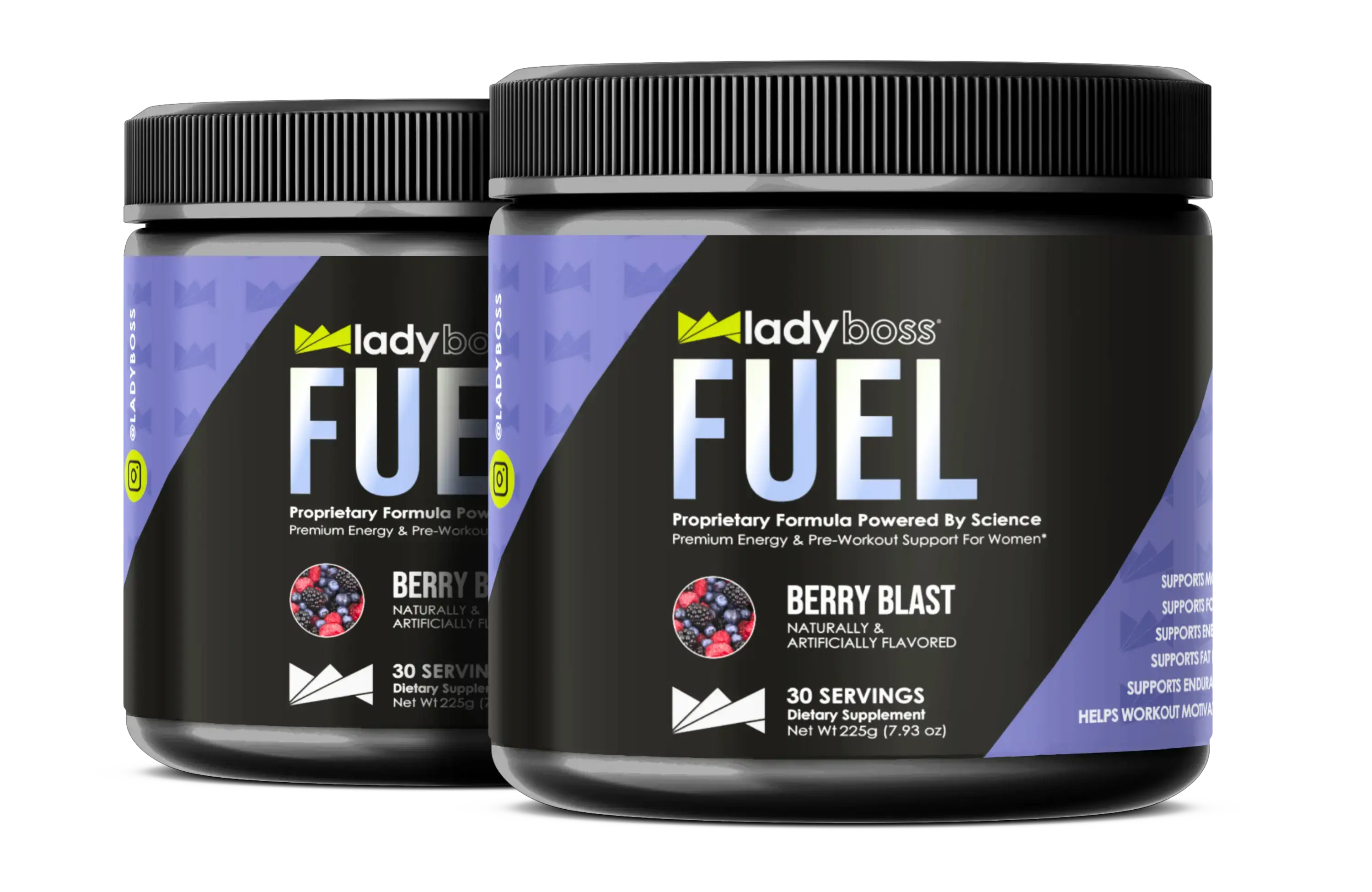 LadyBoss FUEL: Premium Pre-Workout Energy Boost for Women