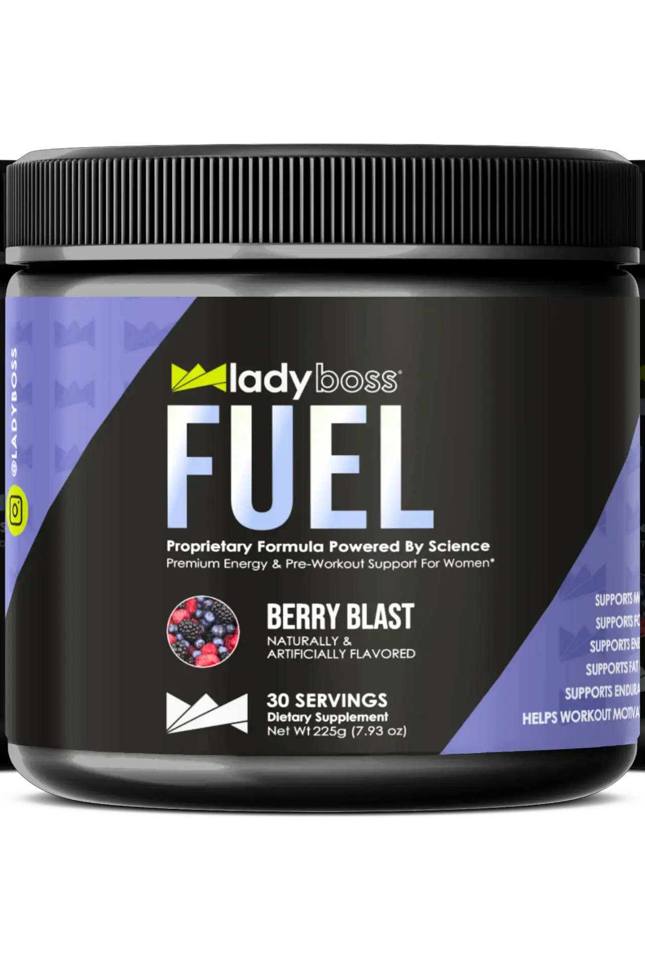 LadyBoss FUEL: Premium Pre-Workout Energy Boost for Women