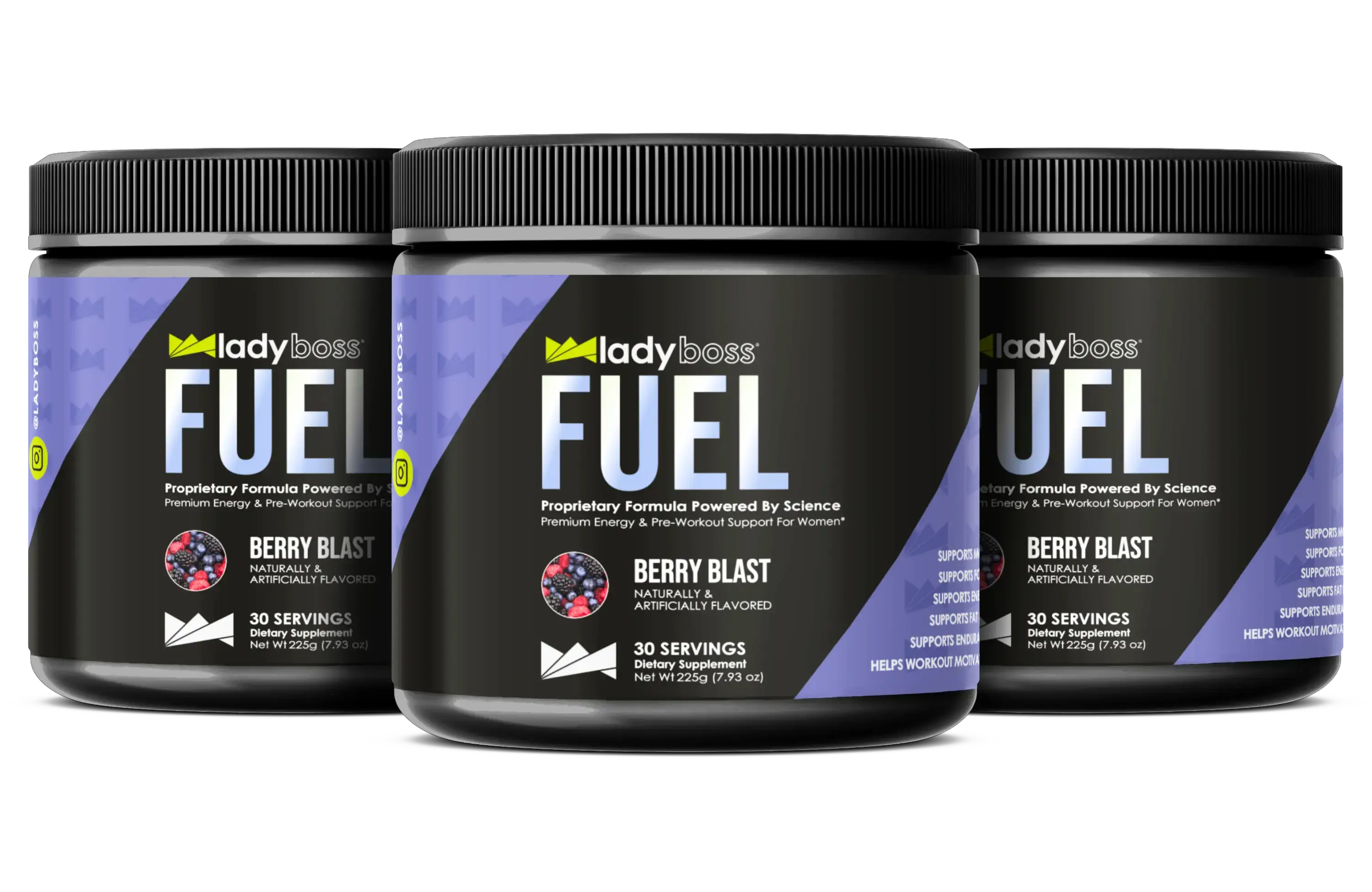 LadyBoss FUEL: Premium Pre-Workout Energy Boost for Women