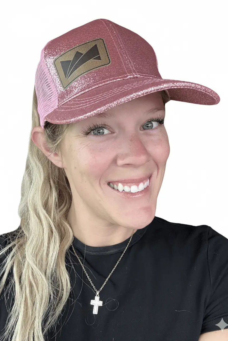 LadyBoss Pink Glitter Hat - LadyBoss