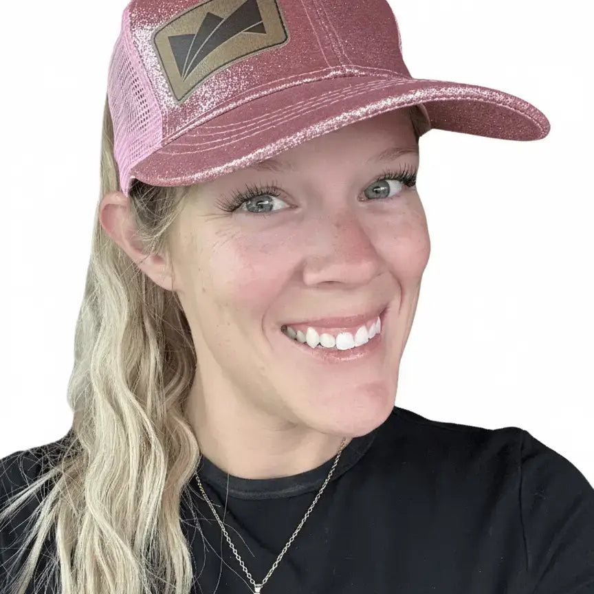 LadyBoss Pink Glitter Hat - LadyBoss