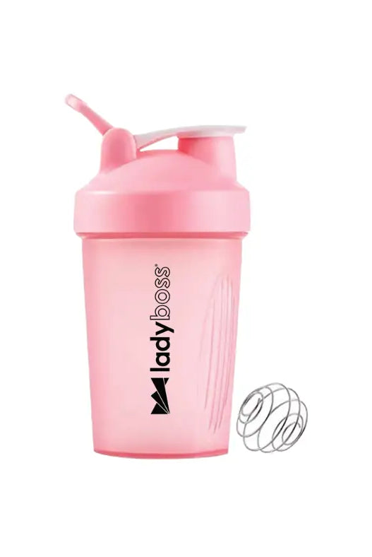 LadyBoss® Pink Shaker Cup | Shake LEAN Anytime, Anywhere