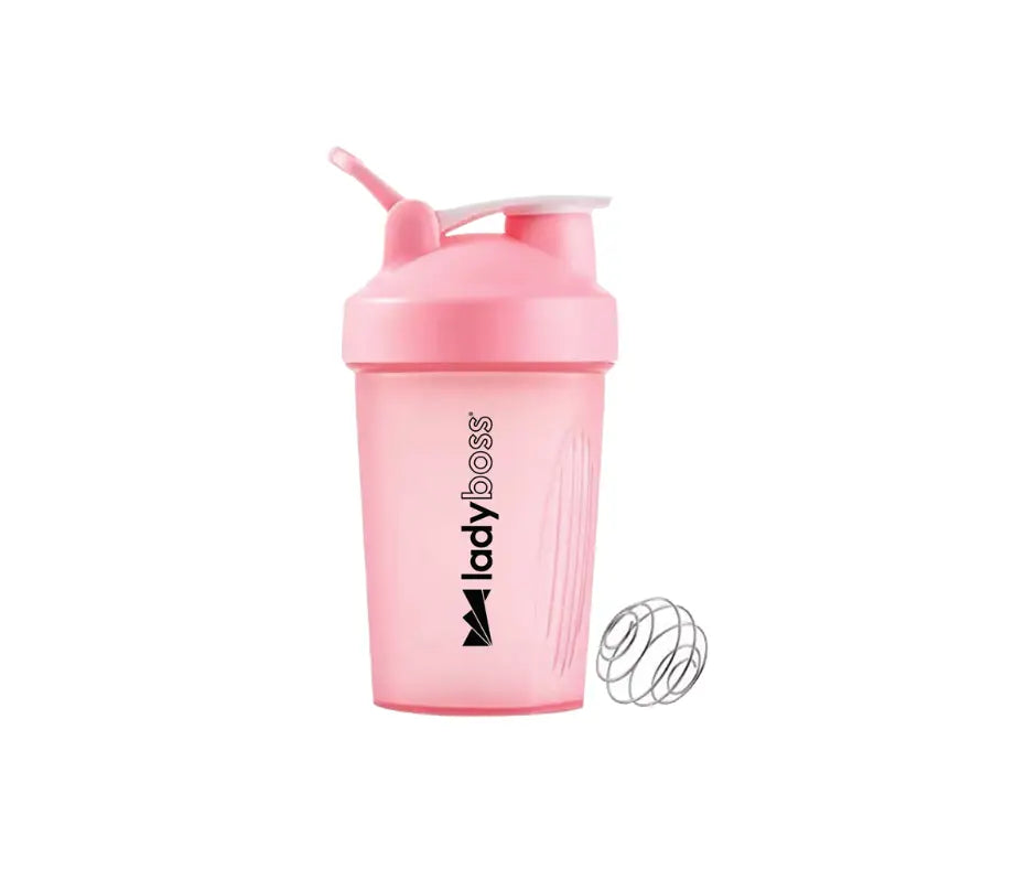 LadyBoss® Pink Shaker Cup | Shake LEAN Anytime, Anywhere