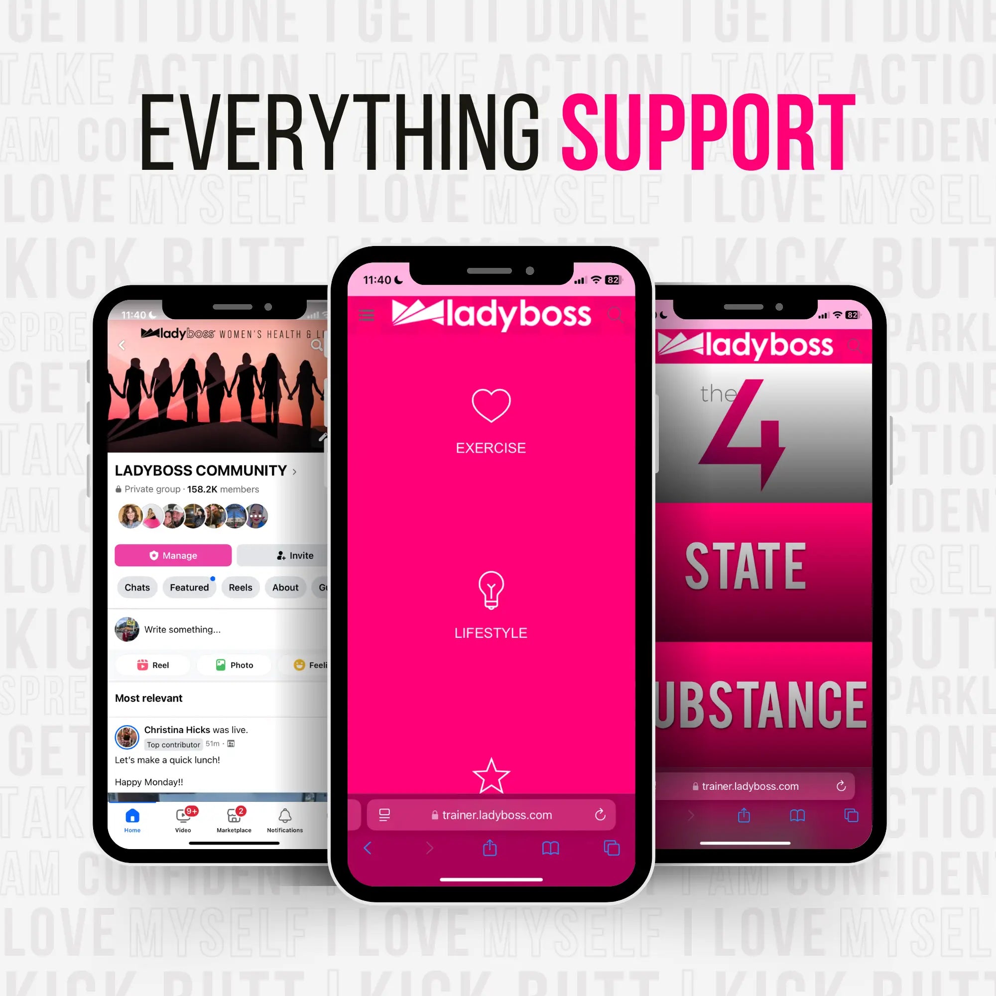 LadyBoss® Pocket Personal Trainer | Limited Edition Fitness Guide