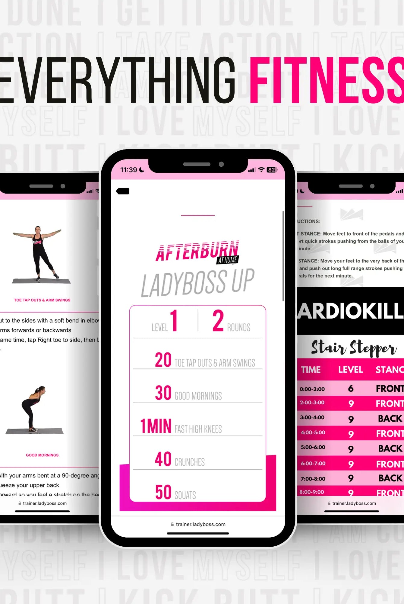 LadyBoss® Pocket Personal Trainer | Limited Edition Fitness Guide