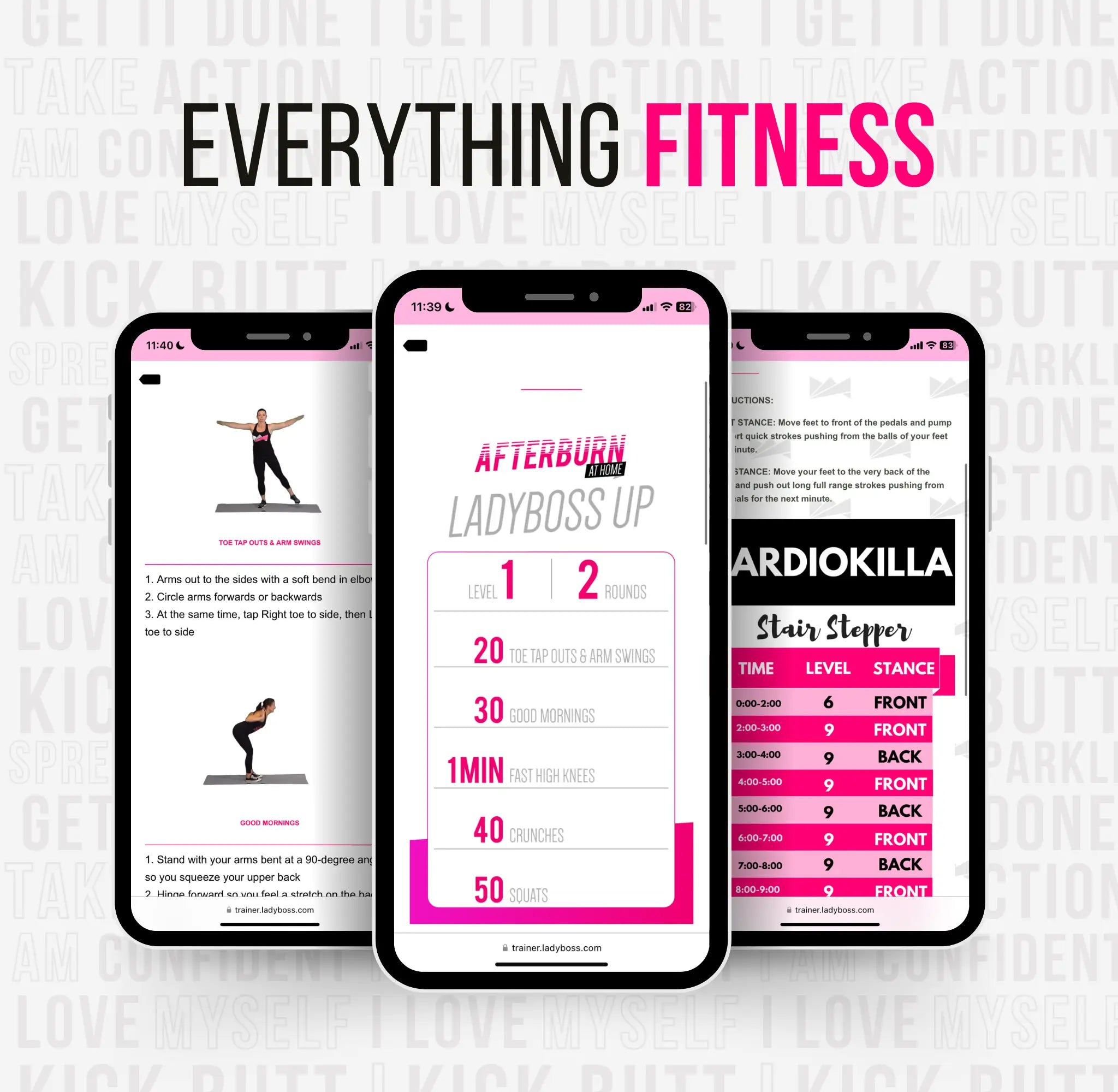 LadyBoss® Pocket Personal Trainer | Limited Edition Fitness Guide