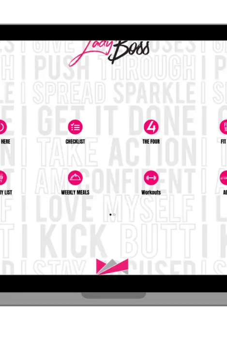 LadyBoss® Pocket Personal Trainer | Limited Edition Fitness Guide