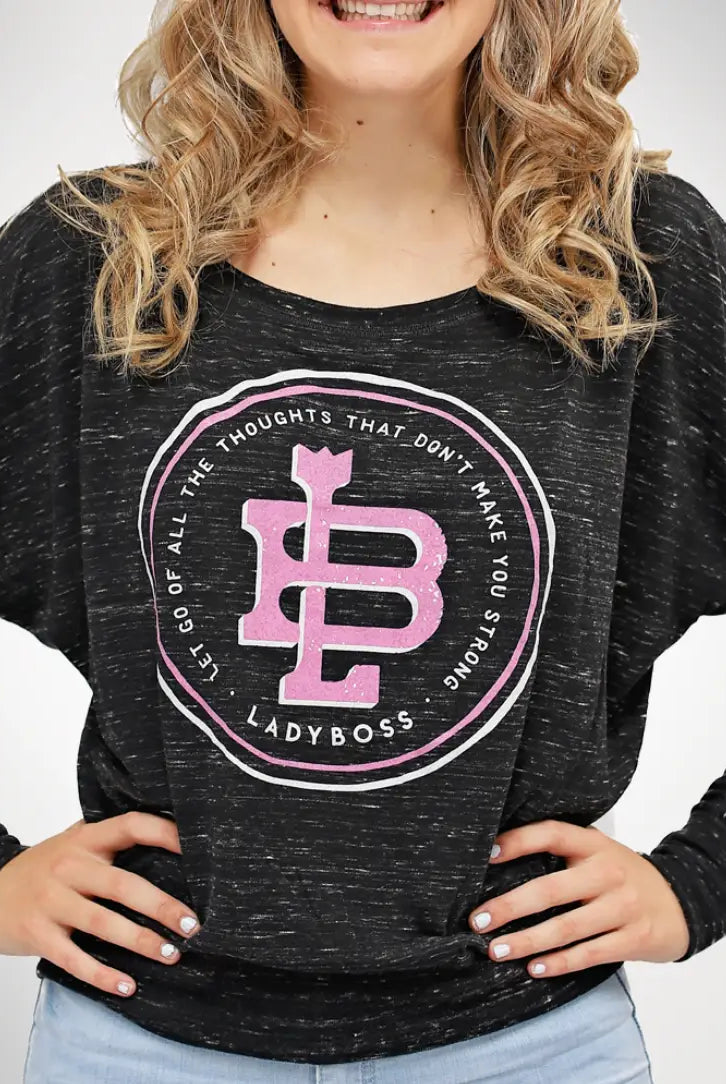 My Strength Marble Scoopneck - LadyBoss