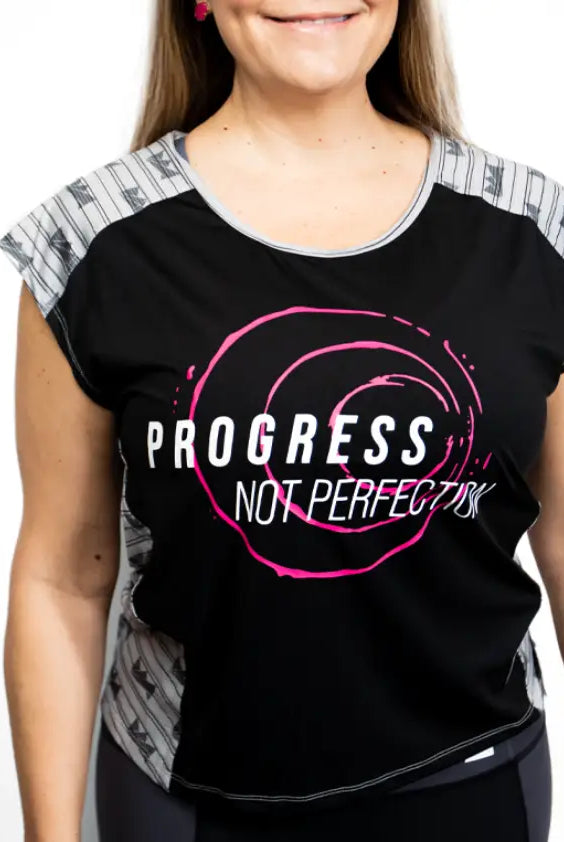 Progress Not Perfection Tee - LadyBoss