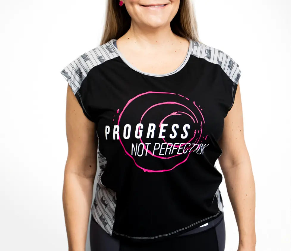 Progress Not Perfection Tee - LadyBoss