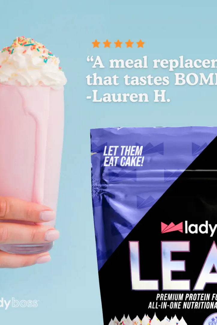 Vanilla Cake LEAN Protein with 18 Vitamins & Minerals for Women