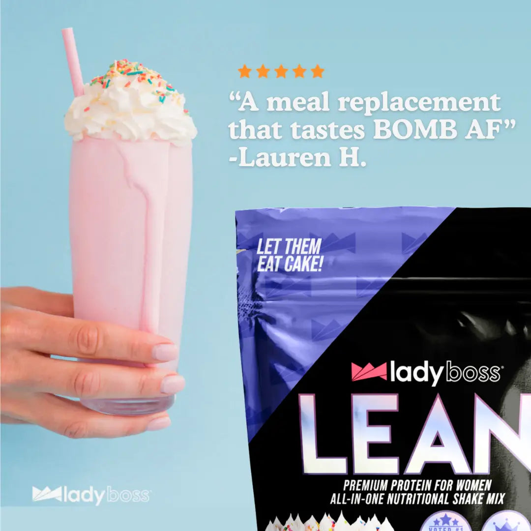 Vanilla Cake LEAN Protein with 18 Vitamins & Minerals for Women