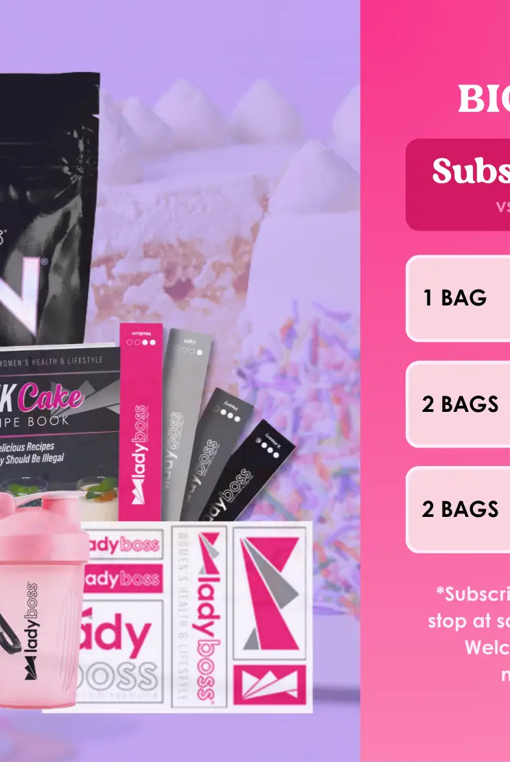 Vanilla Cake LEAN Protein with 18 Vitamins & Minerals for Women