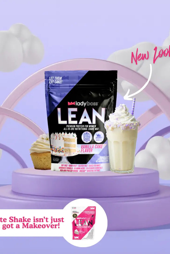 Vanilla Cake LEAN Protein with 18 Vitamins & Minerals for Women