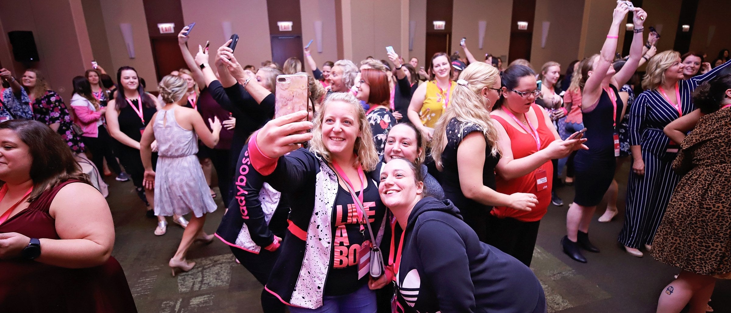 LadyBoss women together at a LadyBoss event