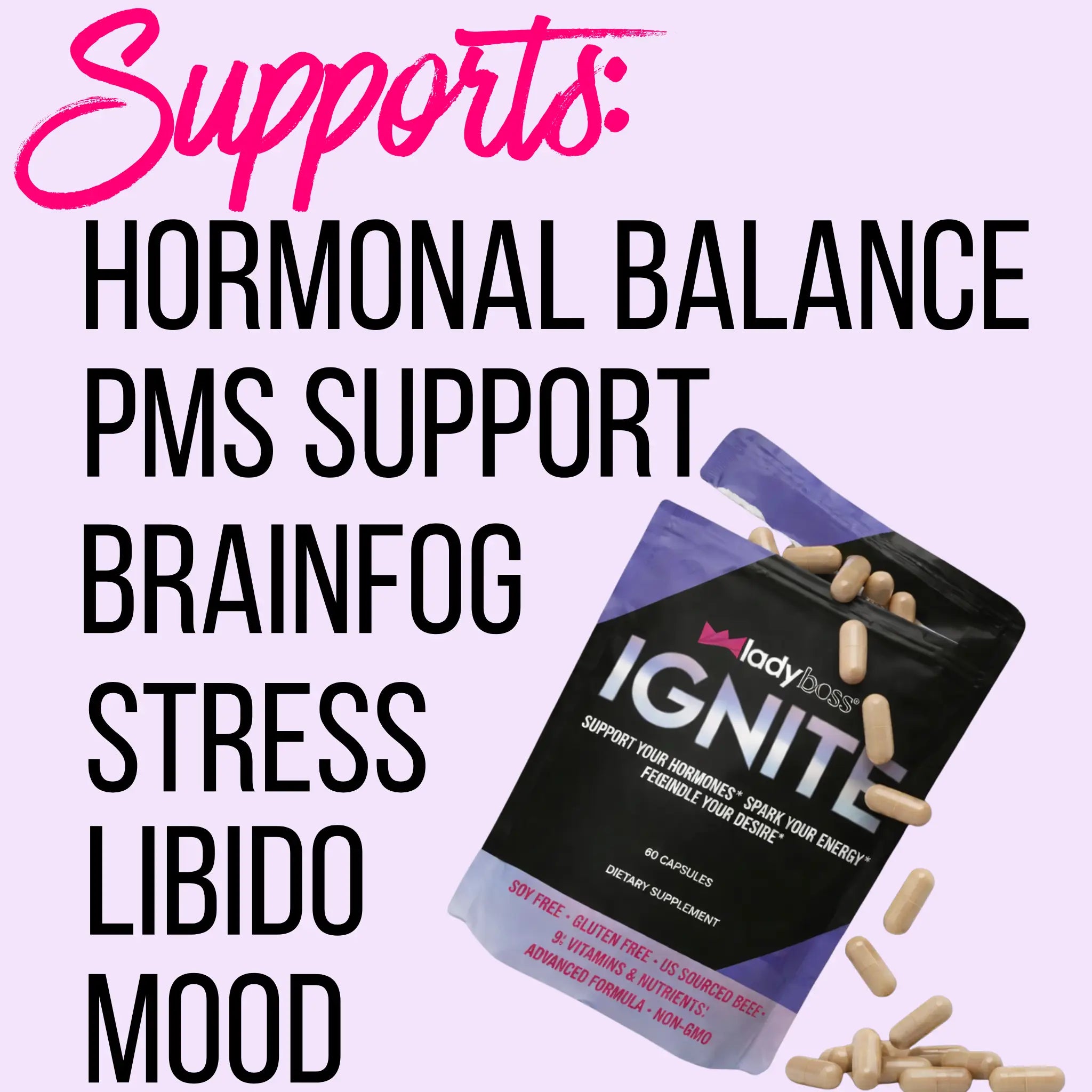 LadyBoss IGNITE Hormonal Support LadyBoss
