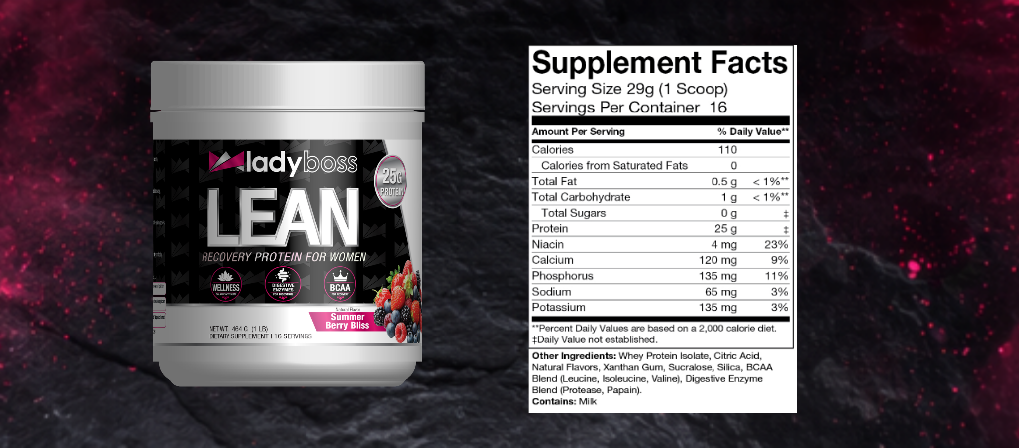 Summer Berry Bliss LEAN LadyBoss