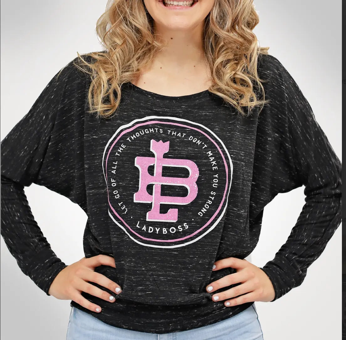 My Strength Marble Scoopneck- SIZE SMALL LadyBoss