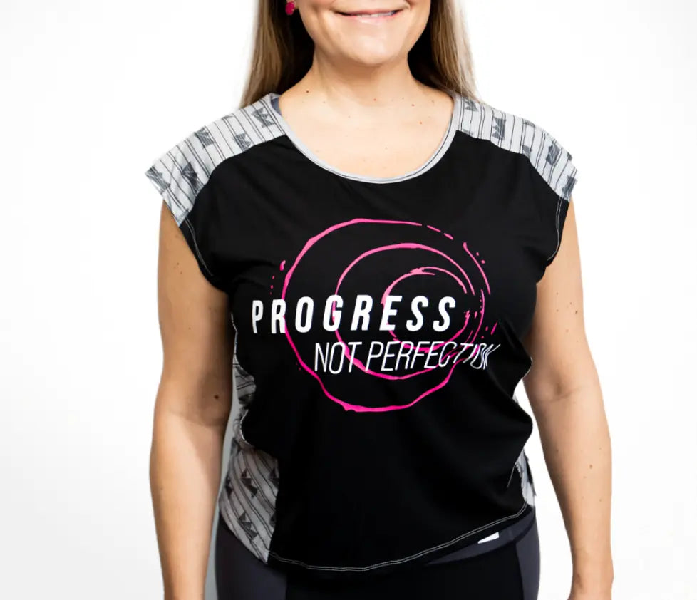 Progress Not Perfection Tee LadyBoss