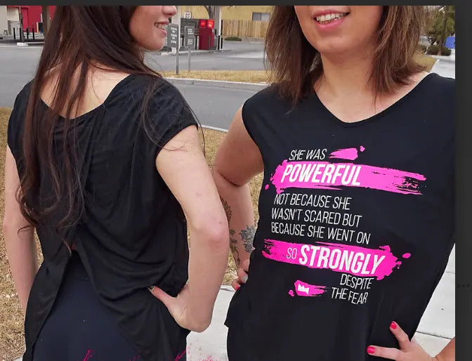 Powerful Drape Tee- SIZE SMALL LadyBoss