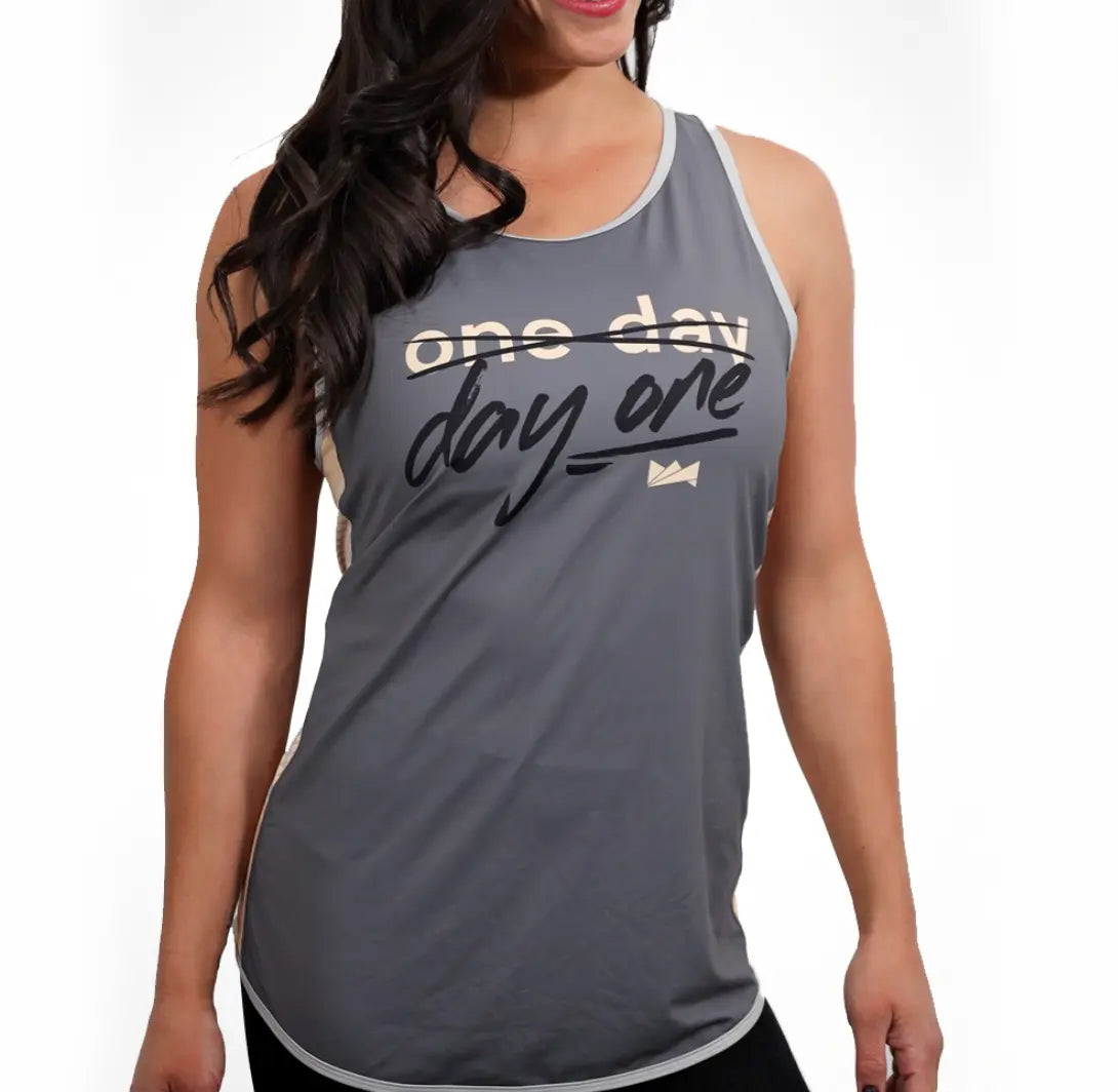 Start Today Racerback Tank LadyBoss