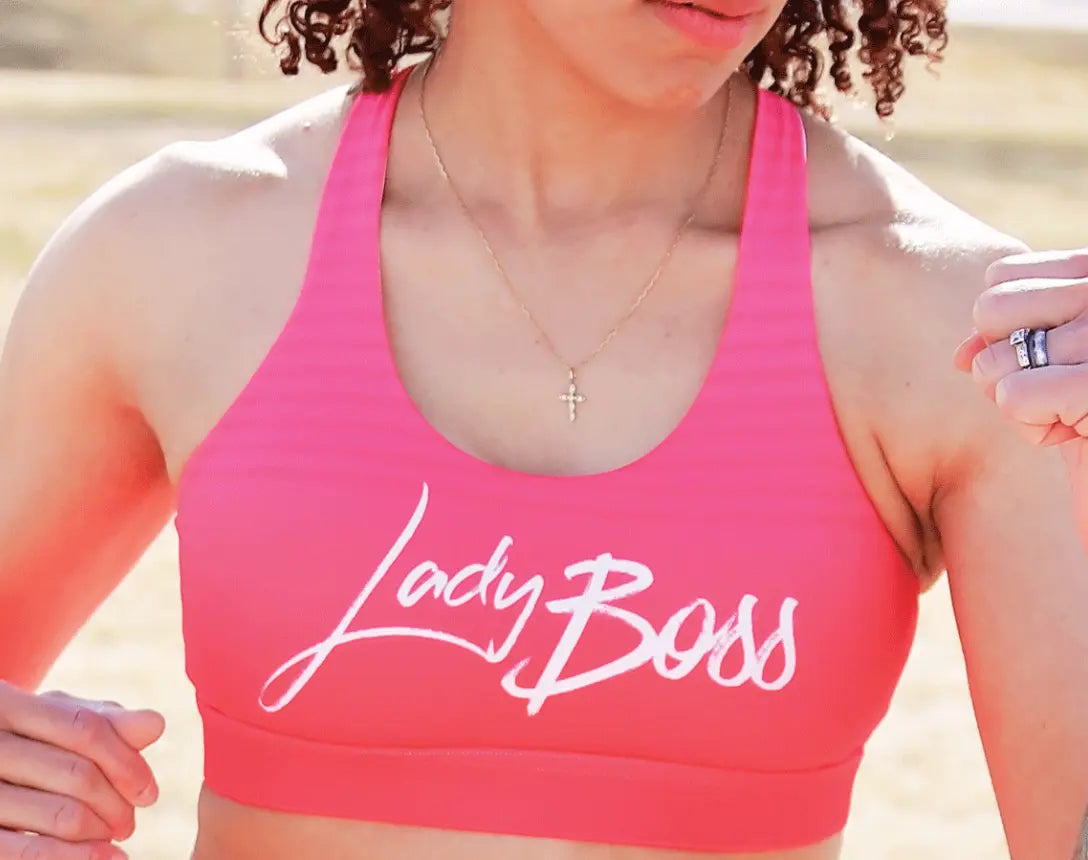 Ombre Stripes Sports Bra- SIZE XXL LadyBoss
