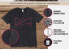 LadyBoss Vintage Crown Tee – Washed Black LadyBoss