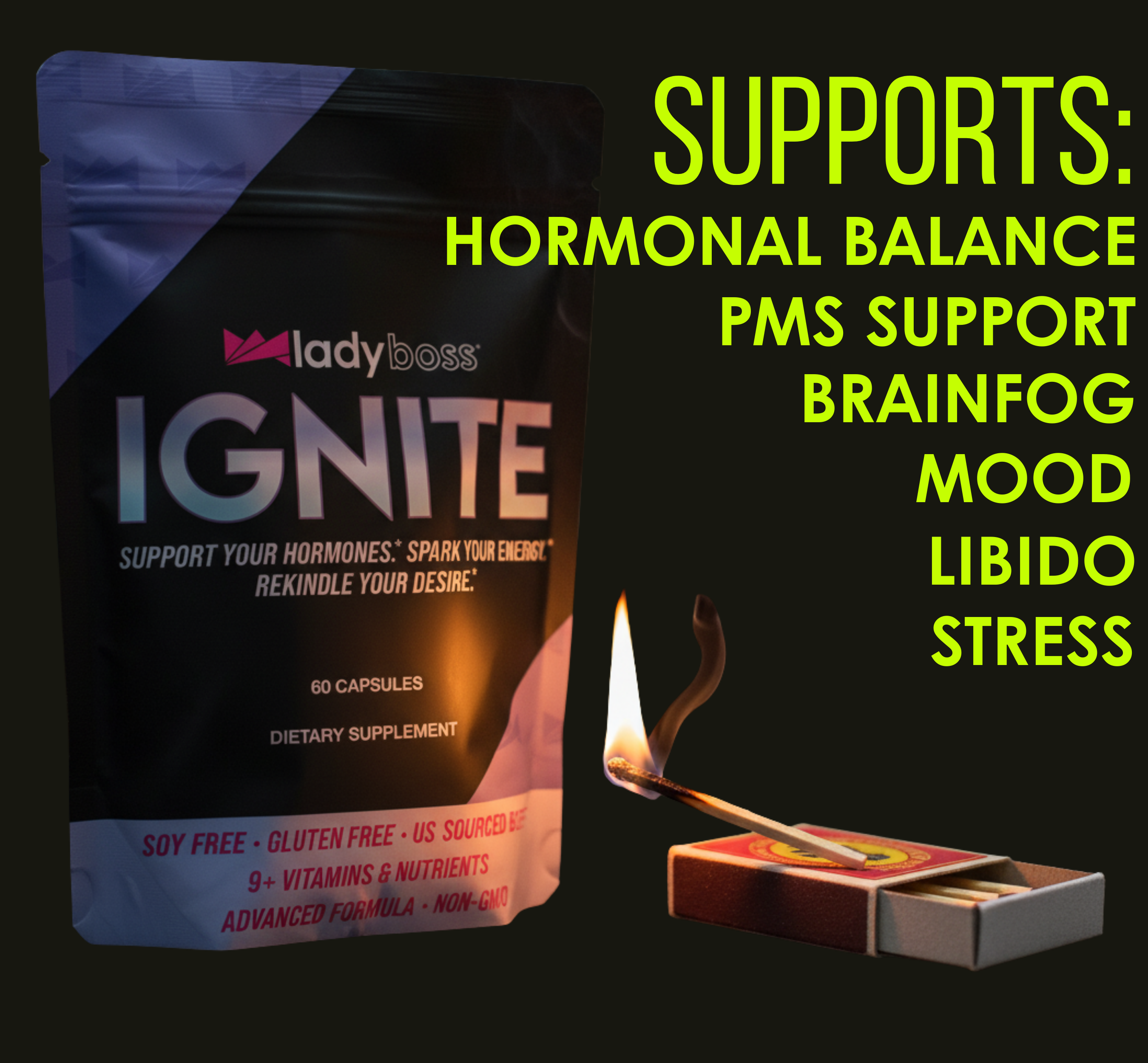 LadyBoss IGNITE Hormonal Support