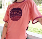 Choose to Shine Tie-Back Slouchy Tee - LadyBoss