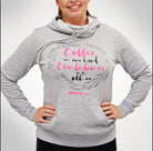 Coffee & Confidence Hoodie - LadyBoss