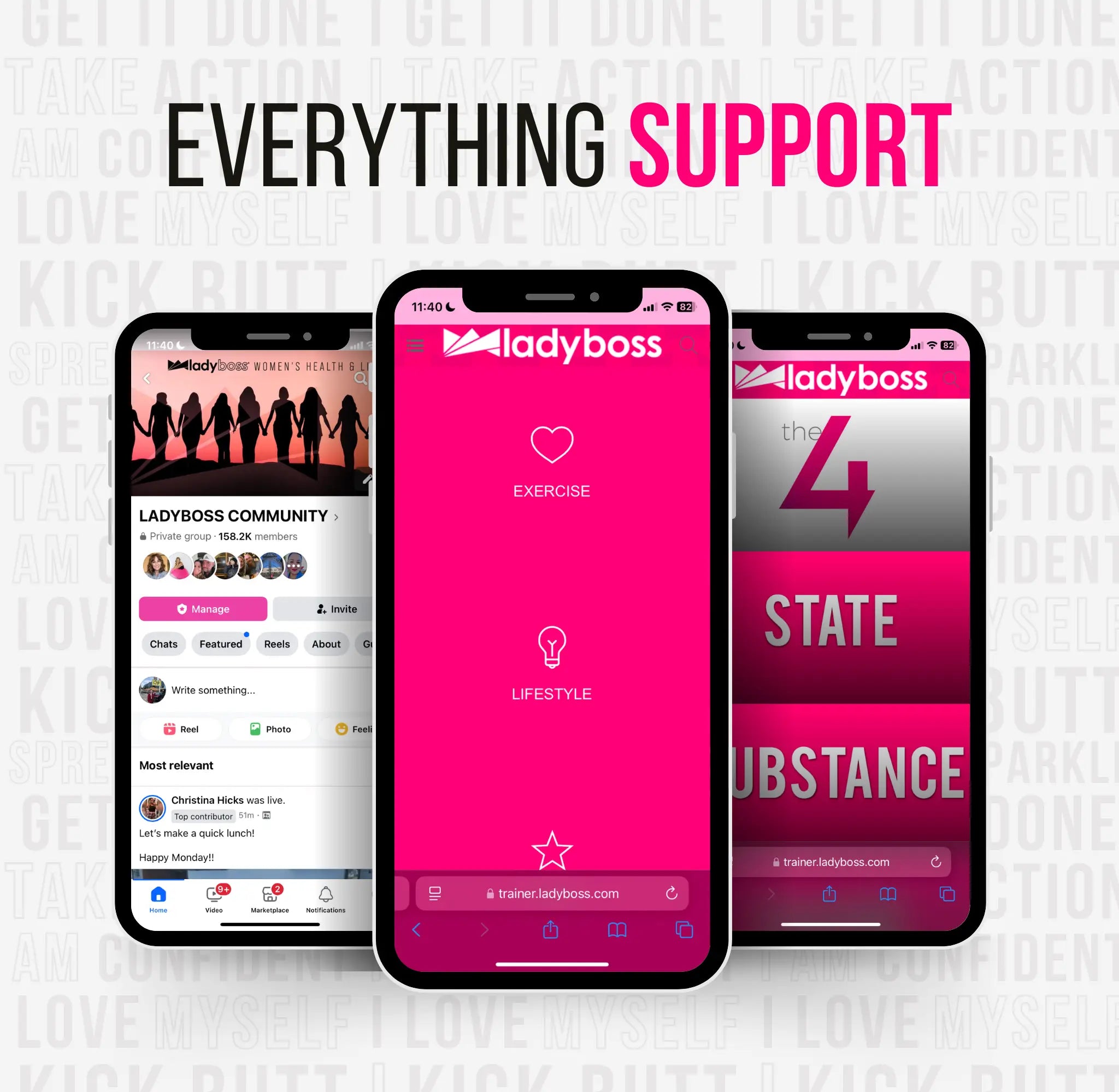 LadyBoss® Pocket Personal Trainer | Limited Edition Fitness Guide