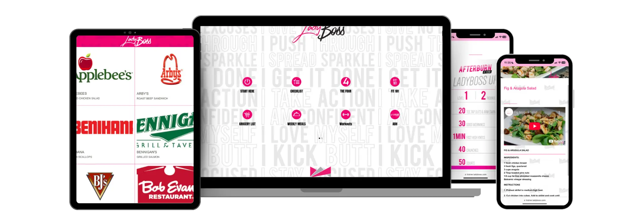 LadyBoss® Pocket Personal Trainer | Limited Edition Fitness Guide