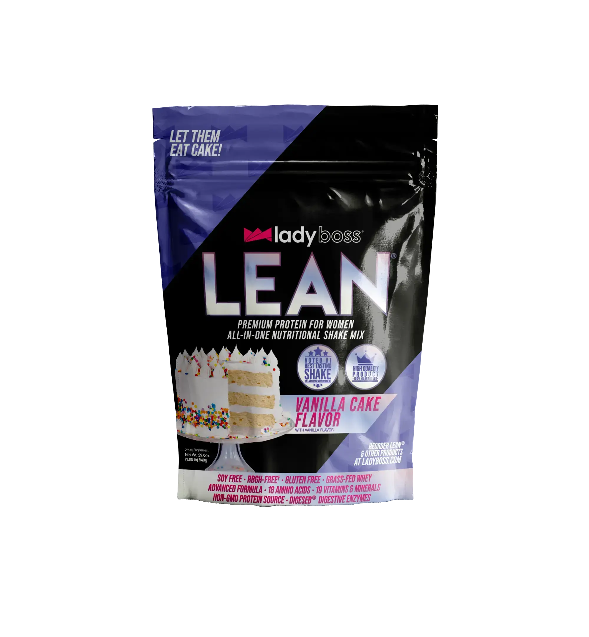Vanilla Cake LEAN Protein One-Time Only LadyBoss
