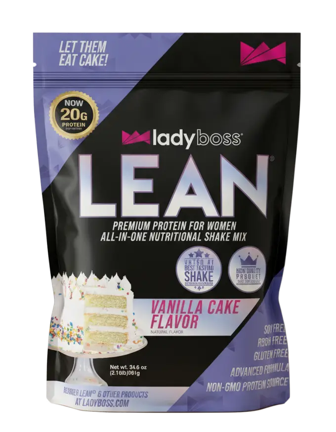 LadyBoss Vanilla Cake LEAN – Delicious Lean Protein Snack