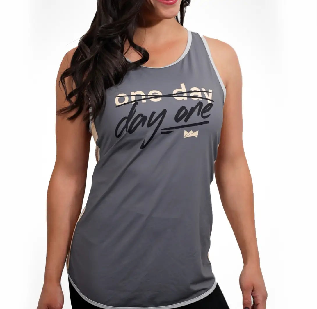 Start Today Racerback Tank - LadyBoss